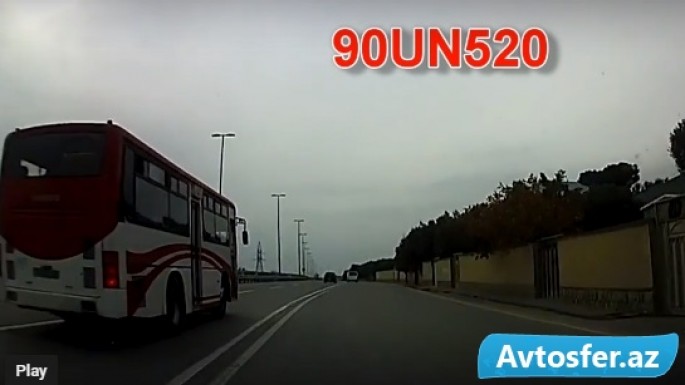 Ölümə aparan avtobus sürücüsü: 90 UN 520 - VİDEO