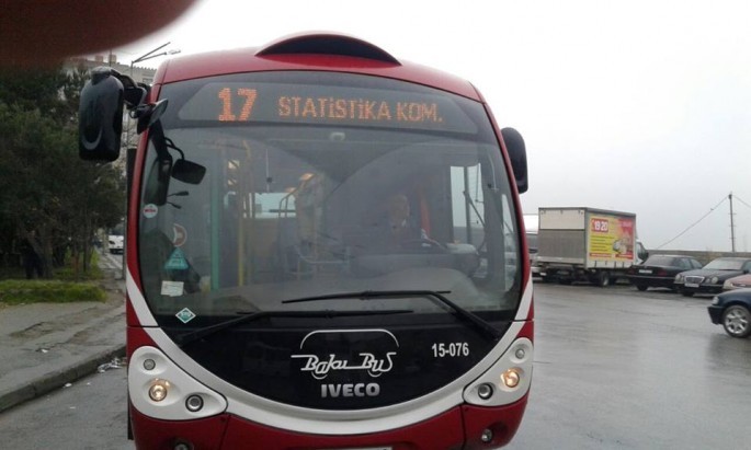 Bakıda 17 saylı marşrutda "Baku Bus" avtobusları fəaliyyətə başladı - FOTO