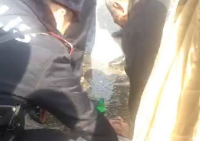 Yol polisi əməkdaşı vətəndaşı ölümdən xilas etdi – VİDEO
