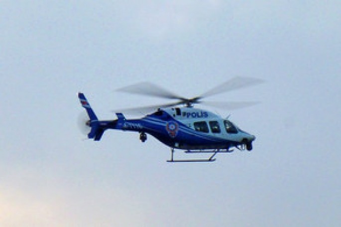Polis helikopteri qəzaya uğradı: 1 ölü, 1 yaralı