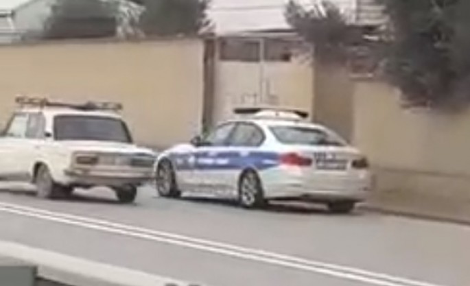 Sürücüdən yol polisinə təşəkkür – VİDEO