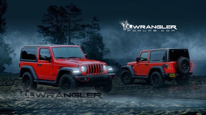 "Jeep Wrangler" ofroderinin yeni renderləri dərc edilib