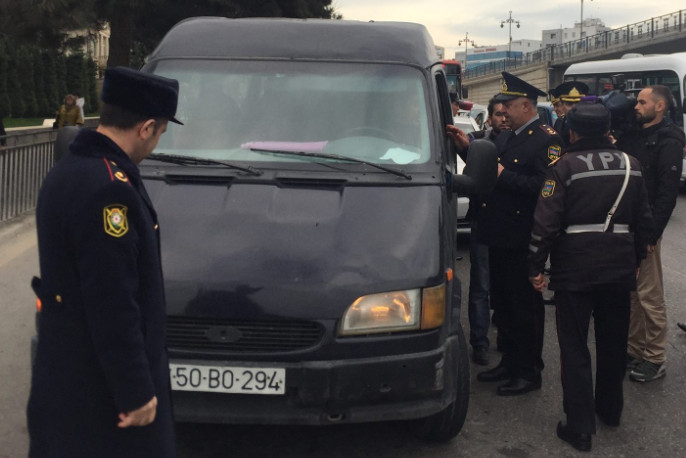 Yol polisi avtobuslara qarşı reydə başladı – Ciddi qanun pozuntuları var - FOTO-VİDEO