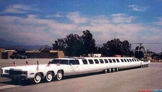 Dünyanın ən uzun limuzini – FOTOLAR