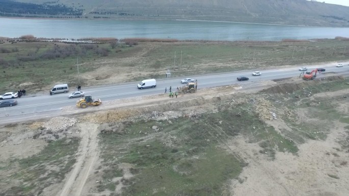 Xocahəsən-Lökbatan yolu yenidən qurulur - FOTO + VİDEO