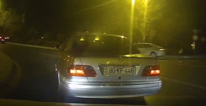 Videosu yayılan sürücülərin hər ikisi cəzalandırıldı - VİDEO