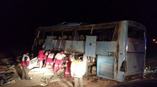 Avtobus aşdı: 6 ölü, 8 yaralı