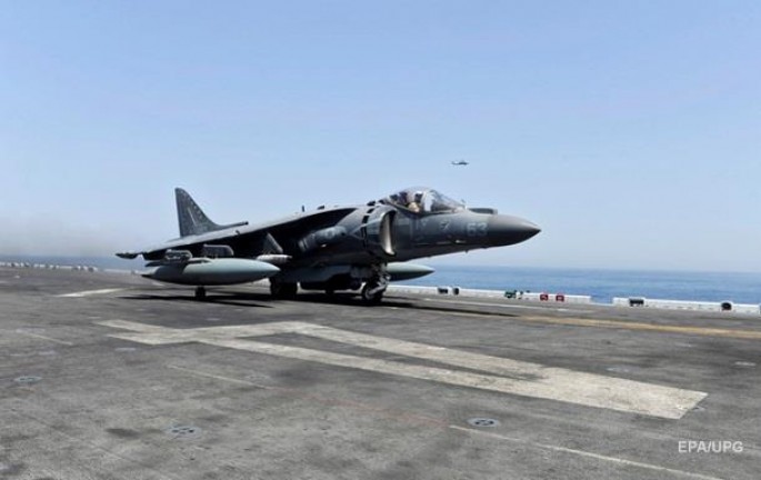 “AV-8B Harrier” hücüm təyyarəsi qəzaya uğrayıb