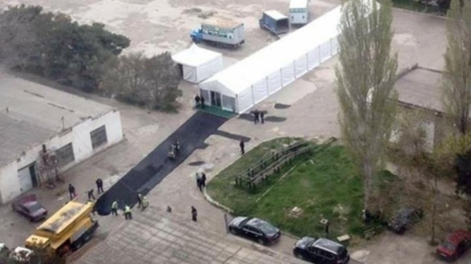 Günün fotosu: ən uzun çadır və ən yeni asfalt