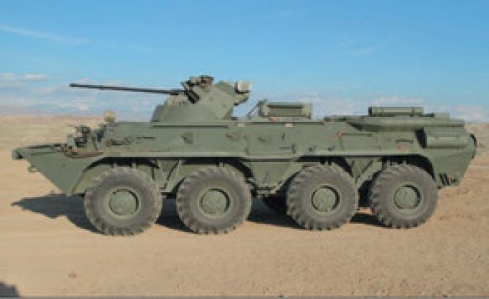 Naxçıvanda ordunun silahlanmasına müasir BTR-82A zirehli transportyorları daxil edilib