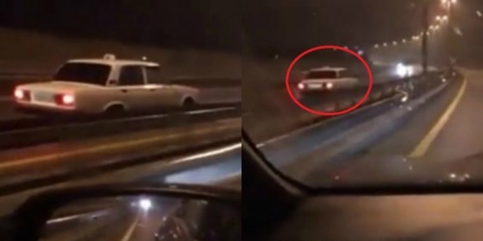 Bakıda "protiv" gedən taksi sürücüsü həbs edildi – VİDEO-FOTO