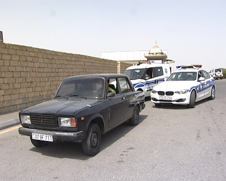 Yol polisi "avtoş"u Yasamaldan Lökbatana qədər belə qovdu – Tutdu - VİDEO