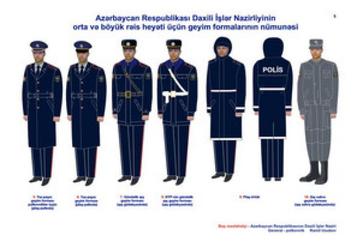 Azərbaycan polisi qış geyiminə keçib - FOTO