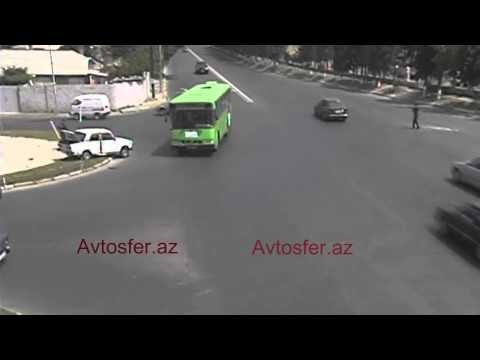 Bakıda dəhşətli avtobus qəzaları – VİDEO