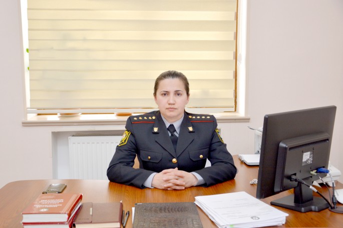 Polisin qadın müstəntiqi - FOTO