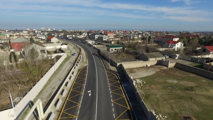 Mərdəkan-Qala avtomobil yolunun tikintisi yekunlaşıb – FOTO + VİDEO