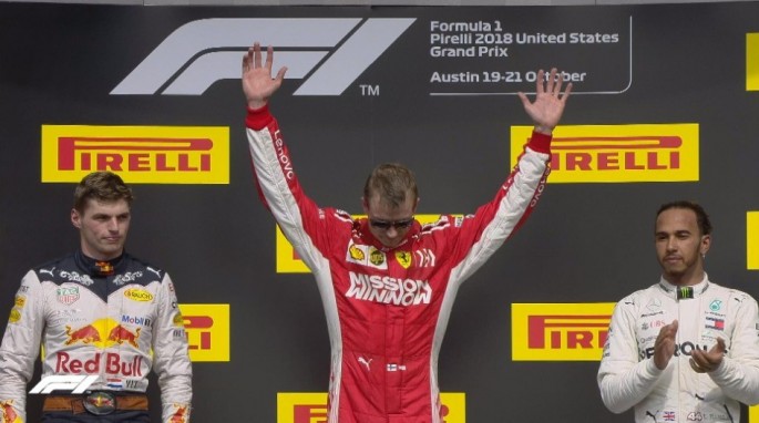 "Ferrari" pilotu Kimi Raykonnen ABŞ "Qran-prisi"nin qalibi olub