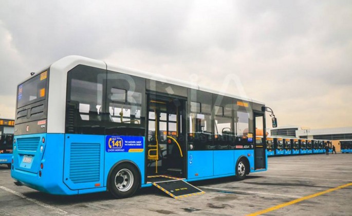 160 nömrəli marşrut xəttinə yeni avtobuslar verildi - FOTO