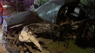 "Chevrolet" "Hyundai" ilə toqquşdu:  daş hasara çırpıldı  - FOTO - VİDEO