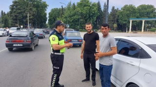 Bu dəfə yol polisi qayda pozan piyadaları cərimələdi - FOTO