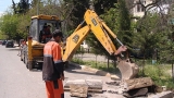 Bakının daha bir küçəsində təmir işlərinə başlanılıb - FOTO+ VİDEO