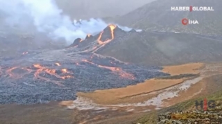 İslandiyada 6 min il yatan vulkan püskürməyə başlayıb  - VİDEO