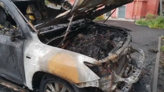 Qusarda hasara çırpılan "Lexus" YANDI 