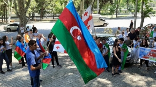 Gürcüstan azərbaycanlıları Azərbaycana dəstək mitinqi keçirir