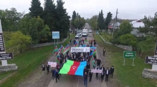 İvanovkada yaşayan malakanlar ordumuza dəstək yürüşü təşkil edib   - FOTO