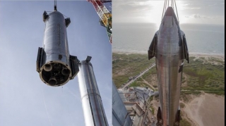 “SpaceX” şirkəti tarixin ən hündür “Starship” raketini yığıb - FOTO 