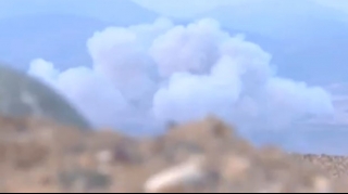 Artilleriya döyüşlərinin aparıldığı ərazilərdən görüntülər - VİDEO 