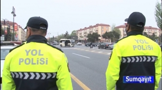Sumqayıt DYP motosiklet, moped və velosiped sürücülərinə qarşı reyd keçirdi - VİDEO