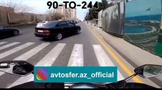 Manevr qaydasını pozan sürücünün videosu yayıldı, DYP cərimə yazdı  - VİDEO