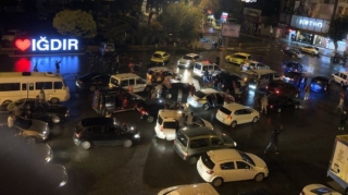 İğdırlılar Azərbaycana dəstək üçün maşın karvanı ilə şəhər turu həyata keçirdilər   - VİDEO - FOTO