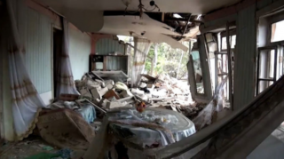 Goranboyda “Smerç” raketinin düşdüyü ev darmadağın olub – hadisə yerindən video 