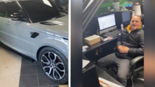"Range Rover"i kəsib özünə ofis düzəltdi   - VİDEO
