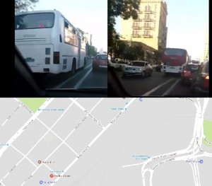 Bakıda "protiv" getməyə vərdiş edən avtobusların TƏHLÜKƏSİ – VİDEO