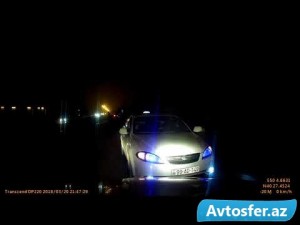 Bakıda “protiv” gedən sürücünün ŞOK görüntüləri yayıldı - VİDEO