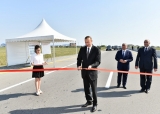 Prezident Kürdəmir-Ucar-Yevlax-Tərtər yolunun açılışında - FOTO-VİDEO