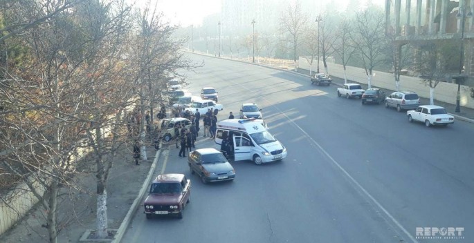 Gəncədə yol qəzası baş verib, xəsarət alanlar var - FOTO