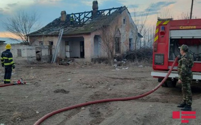 FHN atanın oğlunu öldürməsinə səbəb olan evin yanması barədə məlumat yaydı - VİDEO