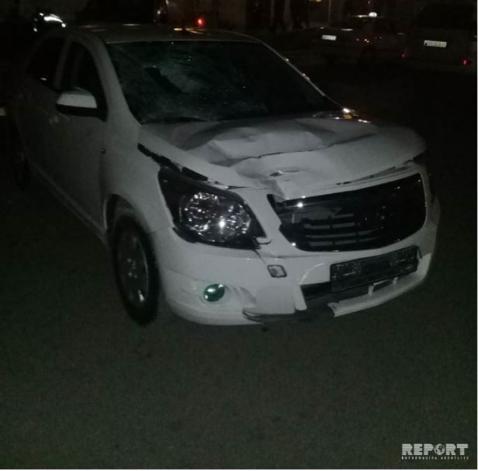 Bakıda avtomobil 37 yaşlı piyadanı vurdu