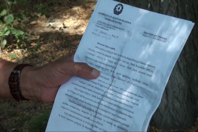 Borcu silən bank, 6 il sonra pulunu yenidən tələb edir - VİDEO