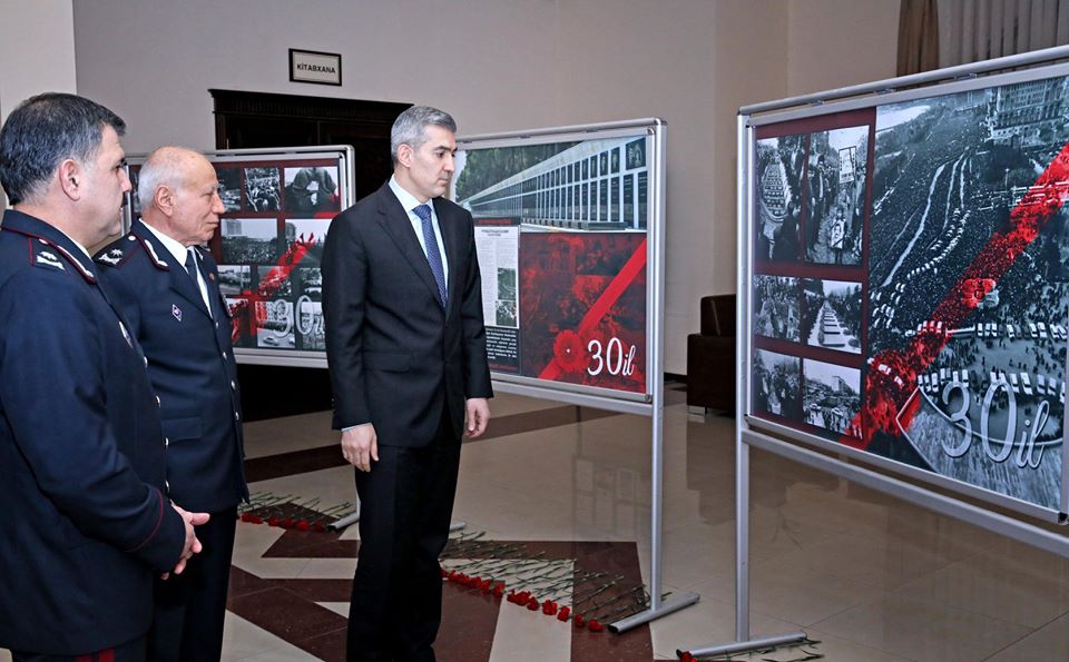 Dövlət Miqrasiya Xidmətində 20 Yanvar faciəsinə həsr olunan tədbir keçirilib  - FOTO