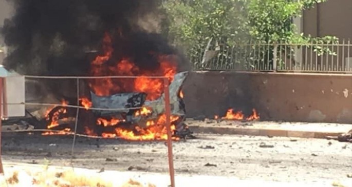 Park edilmiş avtomobil partladı: 2 ölü, 2 yaralı - FOTO + VİDEO