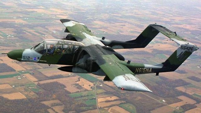 “North American OV-10 Bronco” hücum təyyarəsi qəzaya uğrayıb