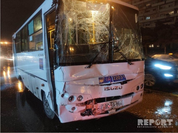 “Bakıda iki avtobusun toqquşması nəticəsində xəsarət alanlar evə buraxılıblar”