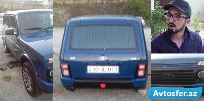 Hüseyn Əzizoğlunun "Niva"sı cərimə meydançasına salındı - FOTO