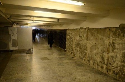 Metropoliten “Neftçilər”də təmirə başladı - FOTO