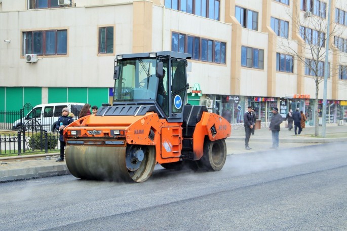 Bakının iki rayonunu birləşdirən yol yenidən qurulur  – FOTO